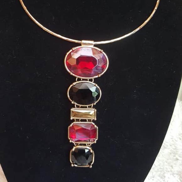 Chico's Drop Stone Choker Never Worn - Picture 1 of 3